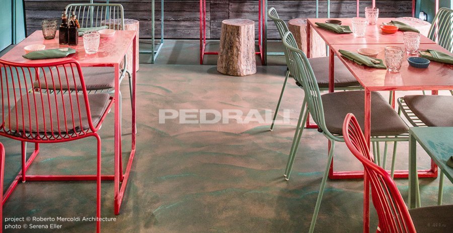 Стул металлический PEDRALI Nolita красный