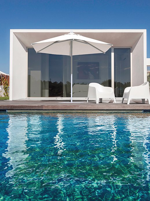 Зонт профессиональный Ø2.5 м Lido Starwhite