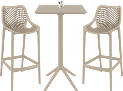 Sky Folding Bar 60 Air Комплект пластиковой барной мебели