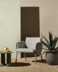 Кресло лаунж металлическое c подушками Brezza Lounge