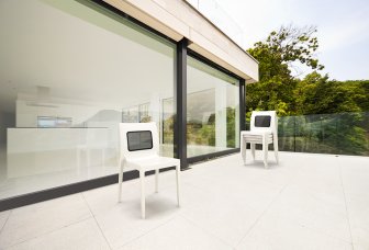 Стул пластиковый Siesta Contract Lucca-T белый