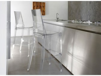 Стул барный прозрачный Scab Design Glenda прозрачный