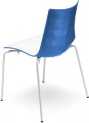 Стул пластиковый Zebra Bicolore 4 legs