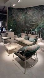 Стул барный плетеный Scab Design Lisa Filo лен, ментоловый