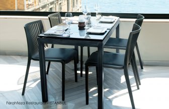 Стул пластиковый PAPATYA Cool антрацит
