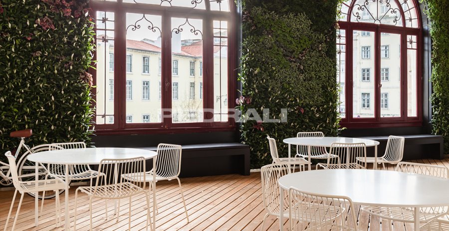 Стул металлический PEDRALI Nolita белый