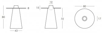 Стол пластиковый светящийся Peak Lighting