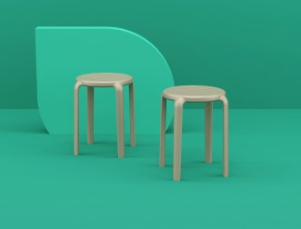 Табурет пластиковый Siesta Contract Tom 45 бежевый