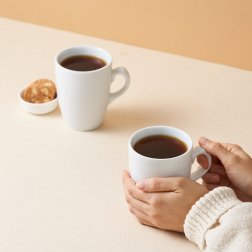 Кружка фарфоровая для латте