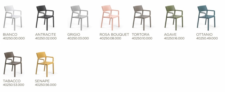 Кресло пластиковое Nardi Trill Armchair розовый
