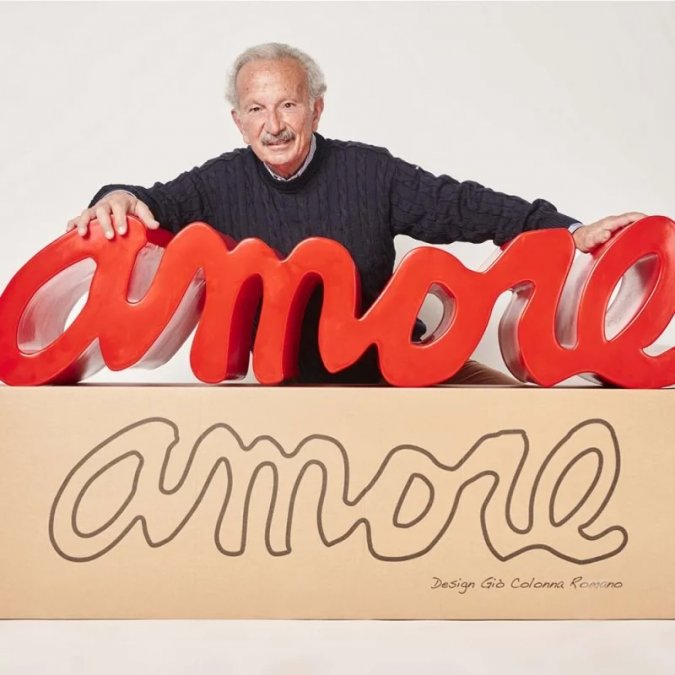 Скамья пластиковая дизайнерская Amore Pop
