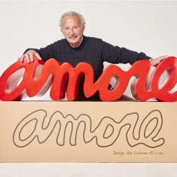 Скамья пластиковая дизайнерская Amore Pop