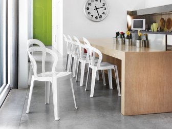 Стул пластиковый Scab Design Titi белый