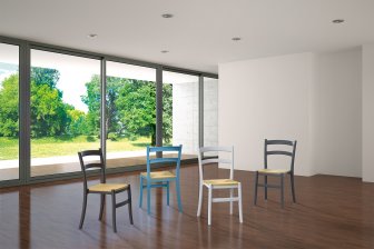 Стул пластиковый Siesta Contract Tiffany-S темно-серый