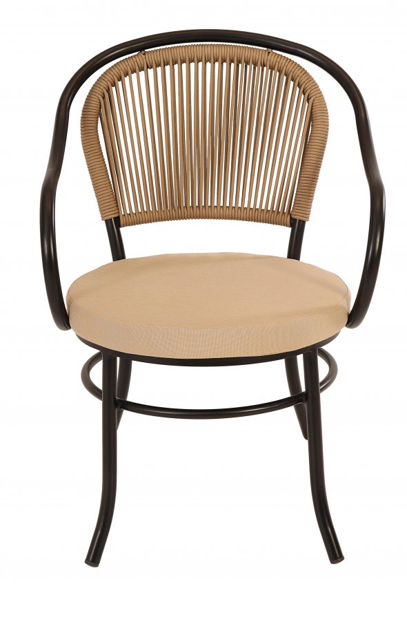 Кресло металлическое плетеное Natura Garden Throne