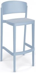 Стул пластиковый барный Gaber Abuela Stool 77 бледно-голубой