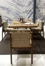 Комплект деревянной обеденной мебели Vulcano Ponza