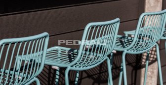 Стул металлический барный PEDRALI Nolita белый