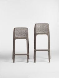 Стул пластиковый барный Nardi Net Stool тортора