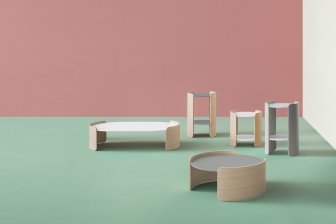 Столик кофейный Parenthesis Marble