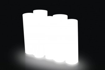 Кашпо-ограждение пластиковое светящееся Bamboo Lighting