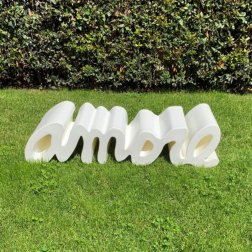 Скамья пластиковая дизайнерская Amore Pop