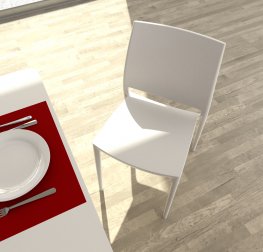 Стул пластиковый Siesta Contract Maya белый