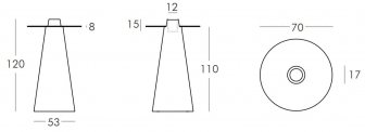 Стол пластиковый барный светящийся-thumbs-Фото3