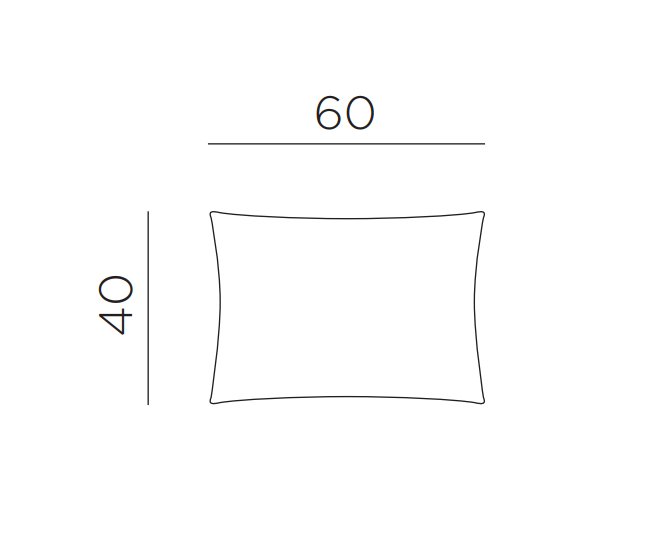 Подушка декоративная Maximo 60x40