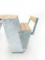 Стол деревянный со скамейками Hopper Picnic 300