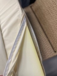Шезлонг-лежак деревянный с матрасом Riviera