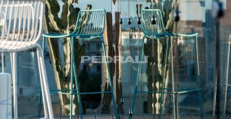 Стул металлический барный PEDRALI Nolita белый