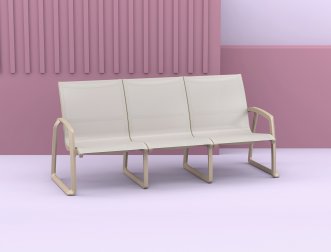 Диван пластиковый трехместный Pacific Lounge