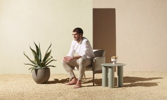 Кресло лаунж металлическое c подушками Brezza Lounge