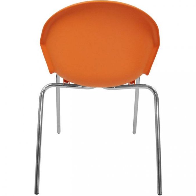 Стул пластиковый Italseat Smile-4 оранжевый