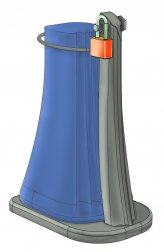 Кронштейн крепежный антивандальный D 120
