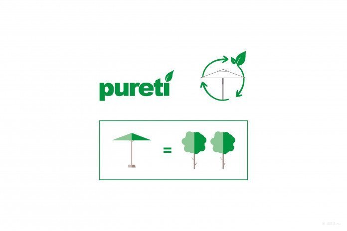 Зонт пляжный Eolo Pureti