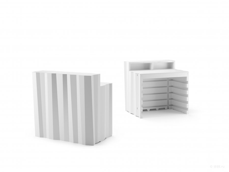 Стойка пластиковая барная Frozen Desk Large