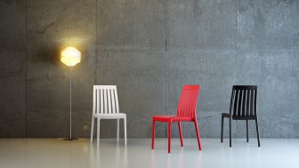 Стул пластиковый Siesta Contract Soho красный