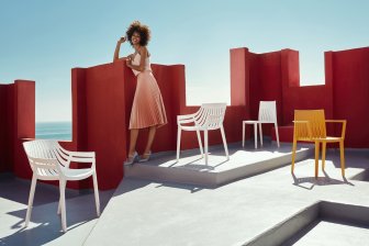 Лаунж-кресло пластиковое Vondom Spritz Basic белый