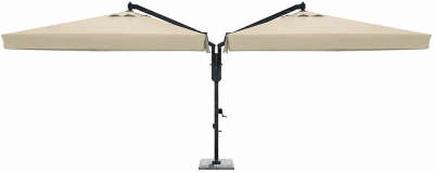 Gemelli Steel Зонт профессиональный двухкупольный 2.5х5 м