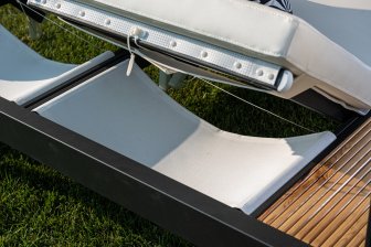 Шатер металлический с лежаками Yaman Aluminium