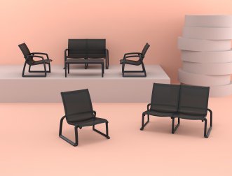 Диван пластиковый двухместный Pacific Lounge