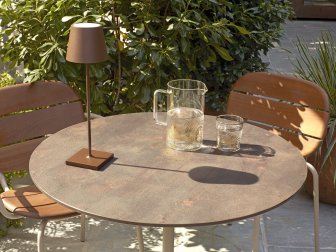 Столешница круглая Compact Laminate для подстолья Tiffany XL