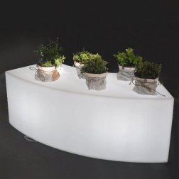 Скамья модульная светящаяся уличная Snake Lighting OUT