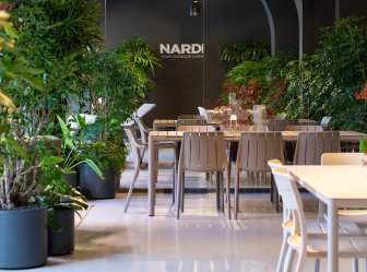 Стул пластиковый Nardi Tiberina Bistrot бежевый