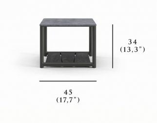 Столик кофейный каменный Sestri Terra S