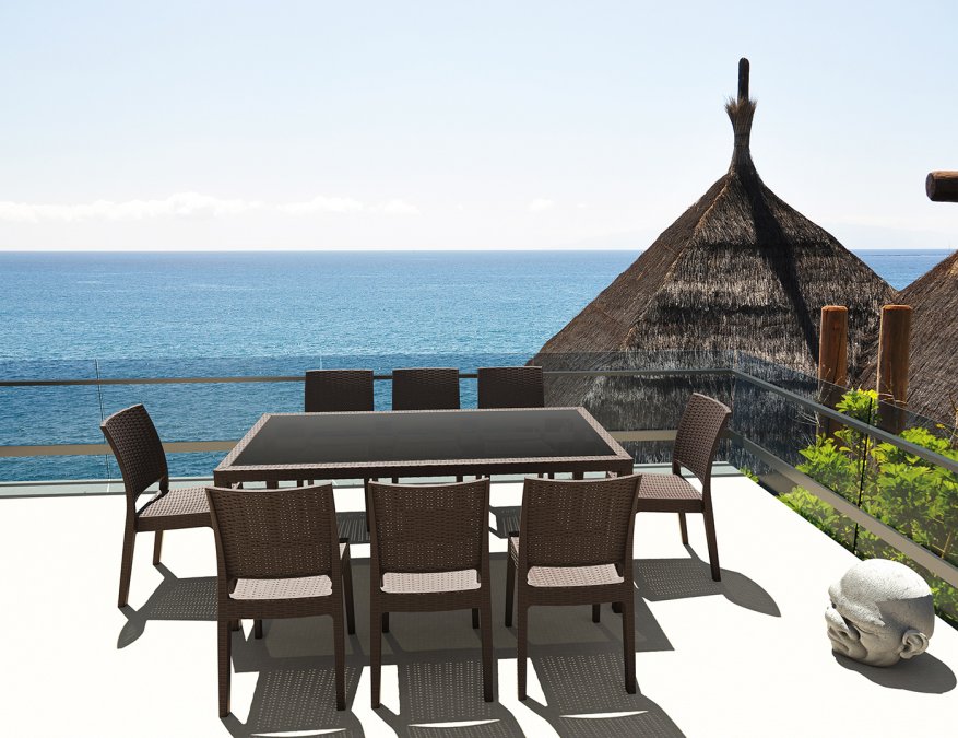Стол пластиковый плетеный Tahiti