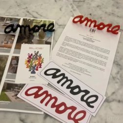 Фигура пластиковая Надпись Amore Message