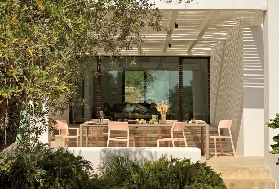 Стул пластиковый Nardi Trill Bistrot розовый